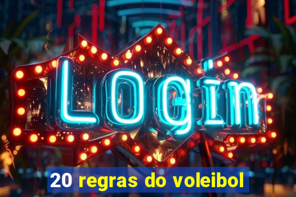 20 regras do voleibol